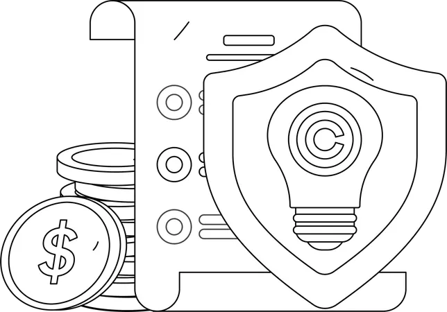 Find copyright law  Illustration