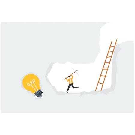 Find Creative idea  Illustration