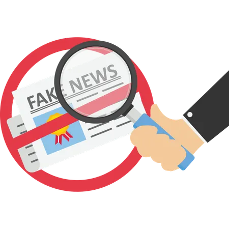 Find fake news  Illustration