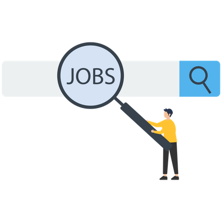 Find job openings  Illustration