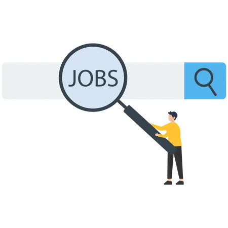 Find job openings  Illustration