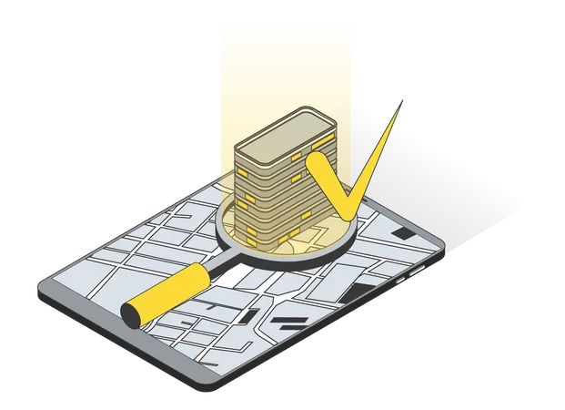 Finding Building Location  Illustration