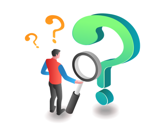 Finding Solution  イラスト
