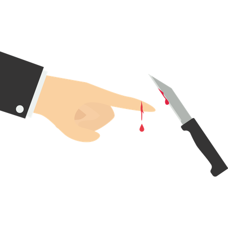 Finger cut  Illustration