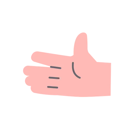 Finger gesture Illustration
