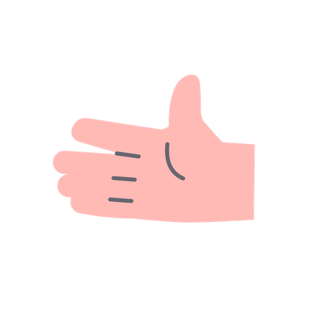 Finger gesture  Illustration