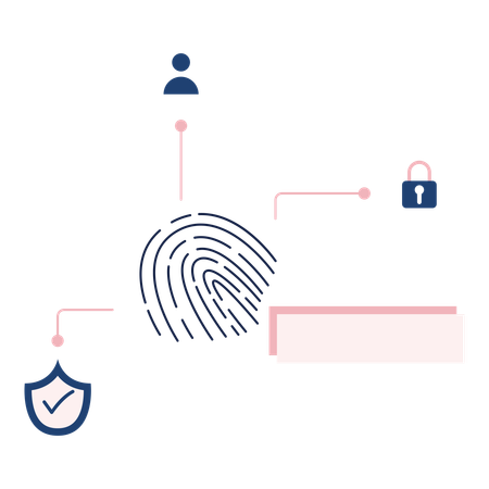 Fingerprint identification  Illustration