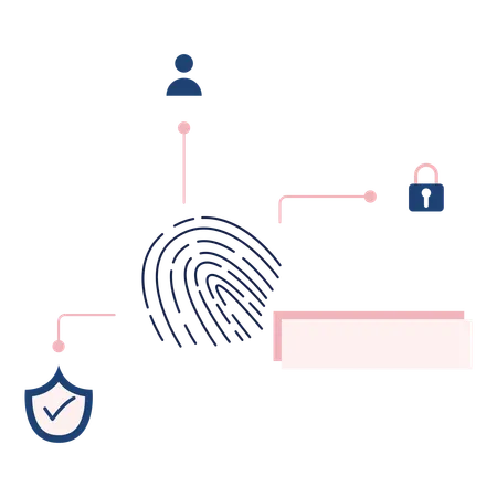 Fingerprint identification  Illustration