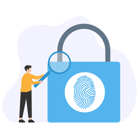 Fingerprint protection  Illustration