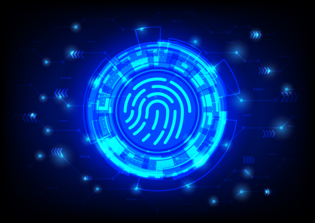 Fingerprint scanning  Illustration