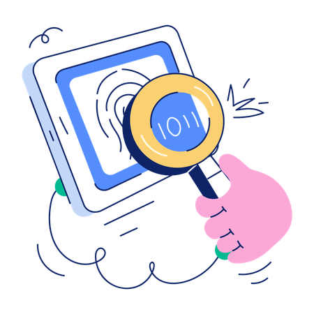 Fingerprint Search  Illustration