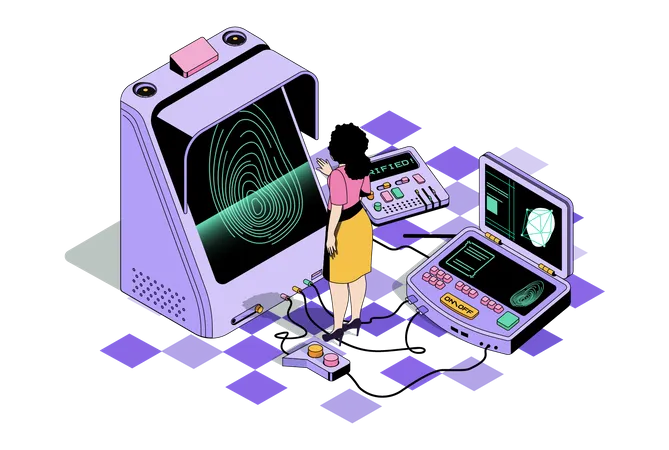 Fingerprint security  Illustration