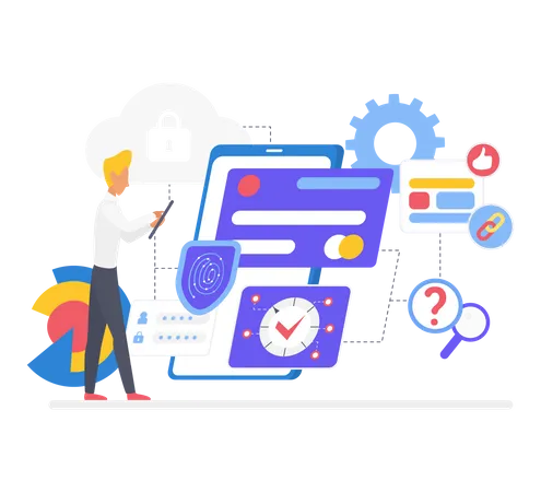 Fingerprint security  Illustration