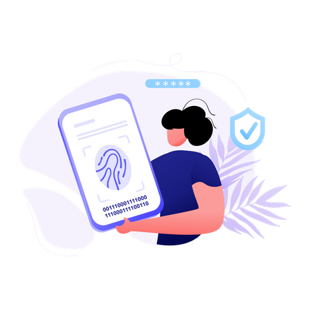 Fingerprint security  Illustration