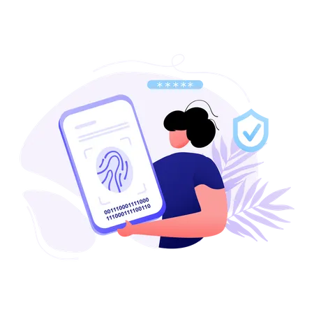 Fingerprint security  Illustration