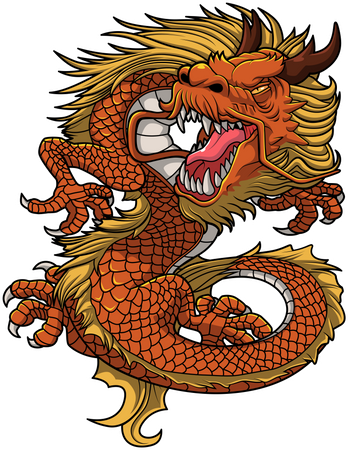 Fire Dragon  Illustration