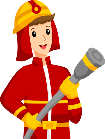 Fire Fighter  Illustration