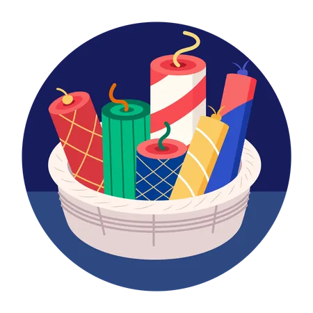 Firecrackers  Illustration