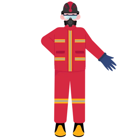 Firefighter  Illustration