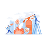 illustration for fire protection
