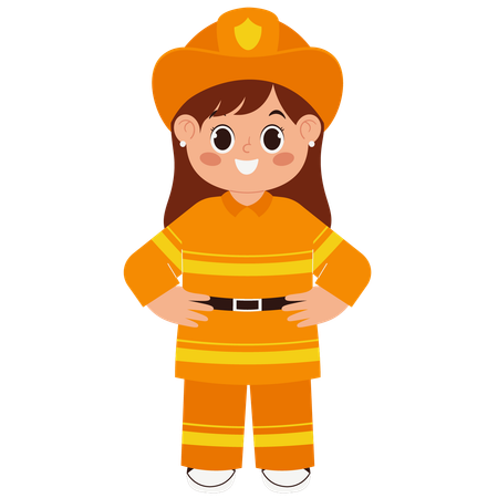 Firefighter  Illustration