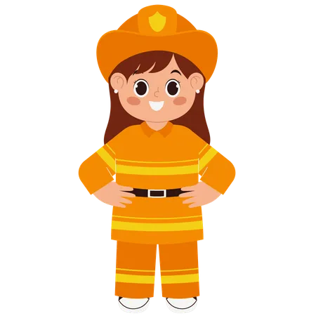 Firefighter  Illustration