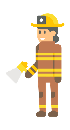 Firefighter  Illustration