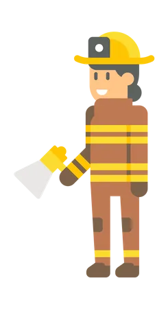 Firefighter  Illustration