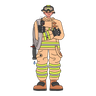illustrations for fireman