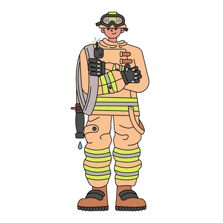 Fireman  Illustration