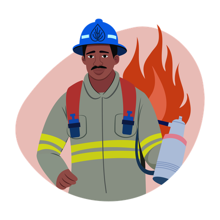 Fireman  Illustration