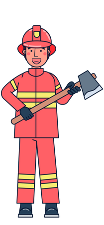 Fireman  일러스트레이션