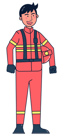 Fireman  일러스트레이션