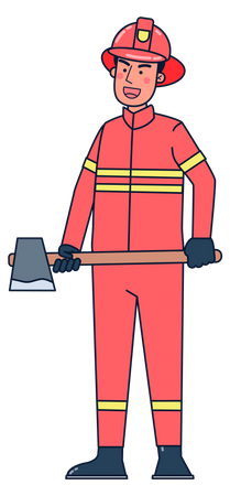 Fireman  일러스트레이션