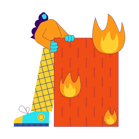Firewall-Sicherheit  Illustration