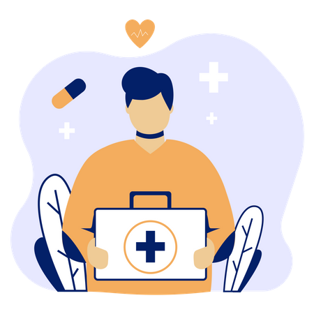 First aid kit  Illustration