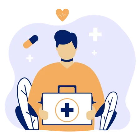 First aid kit  Illustration
