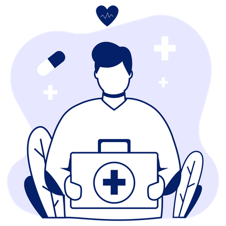 First aid kit  Illustration