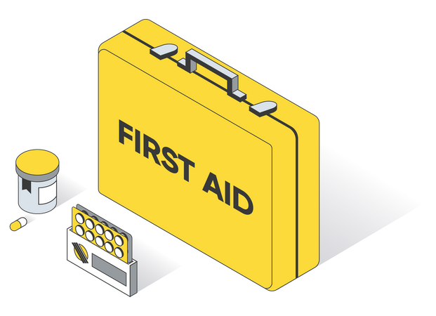 First aid kit  Illustration