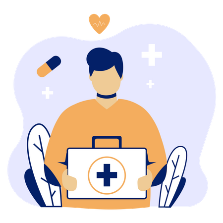 First aid kit  Illustration