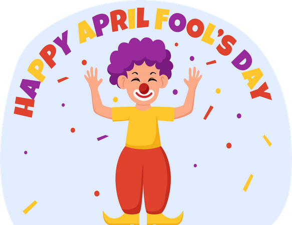 First day of april  Illustration