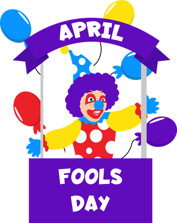 First day of april  Illustration