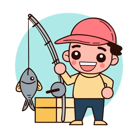 459 Cartoon Fishing Pole Stock Photos, High-Res Pictures, and
