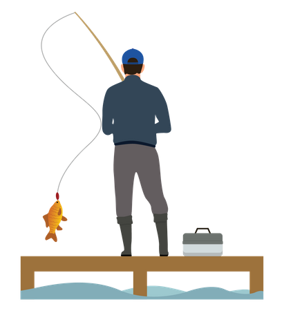 Fisherman  Illustration