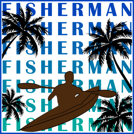Fisherman  일러스트레이션