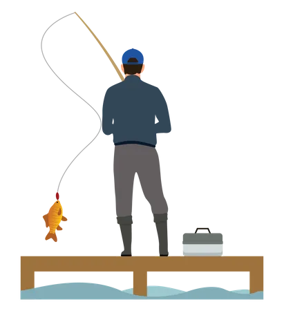 Fisherman  Illustration