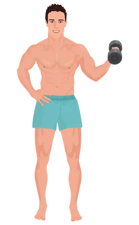 Fit Man  Illustration