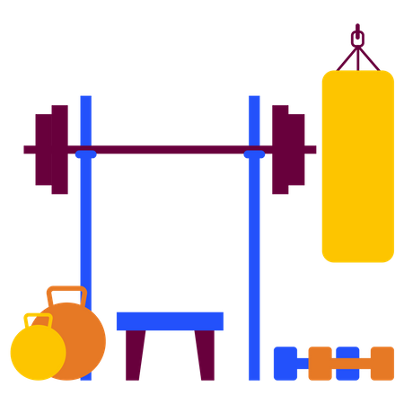 Fitness equipment  Illustration