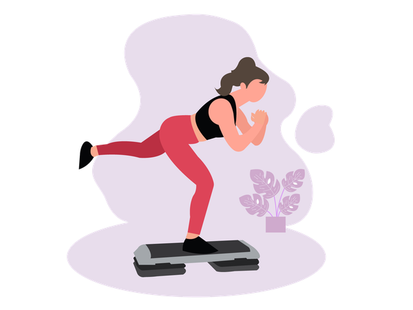 Fitness gym  Illustration