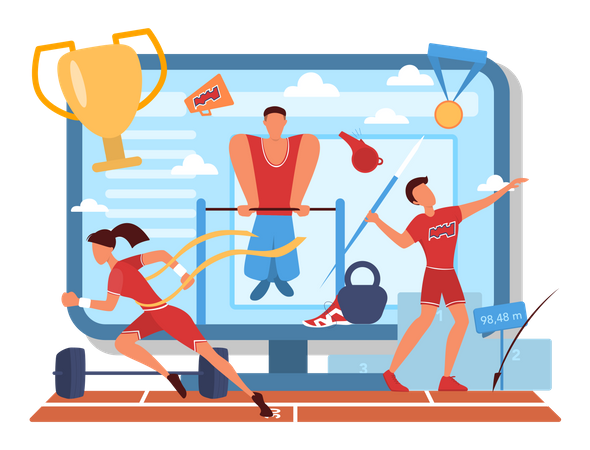 Fitness Teacher  イラスト